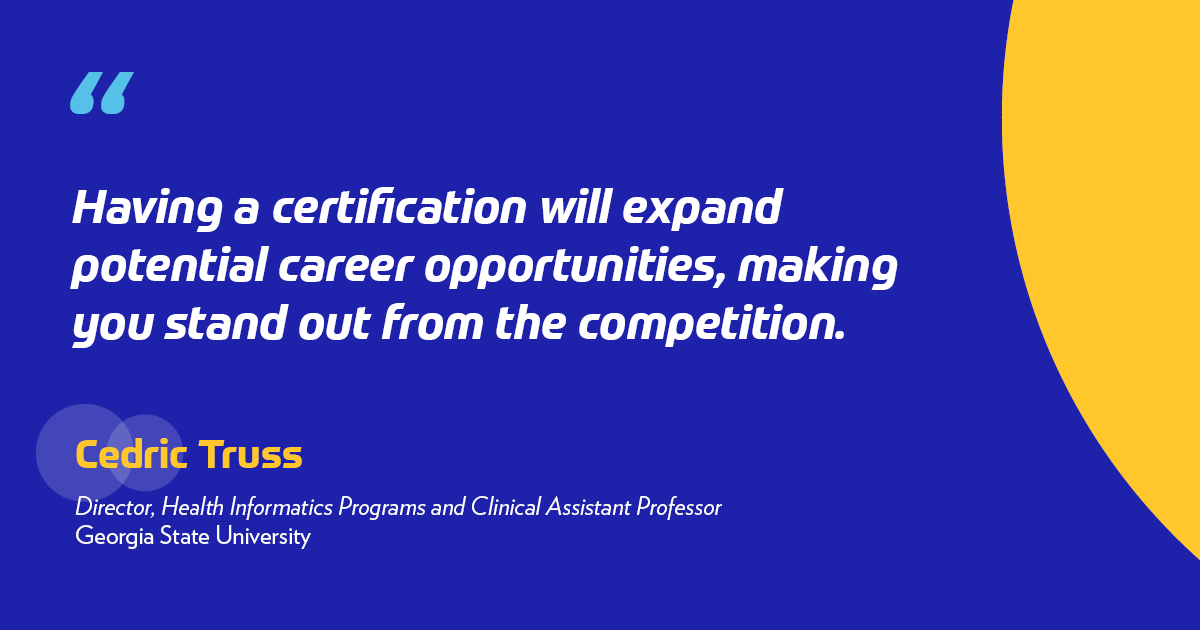 Having a certification will expand potential career opportunities, making you stand out from the competition.