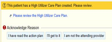 Figure 2 HU Care Plan Example