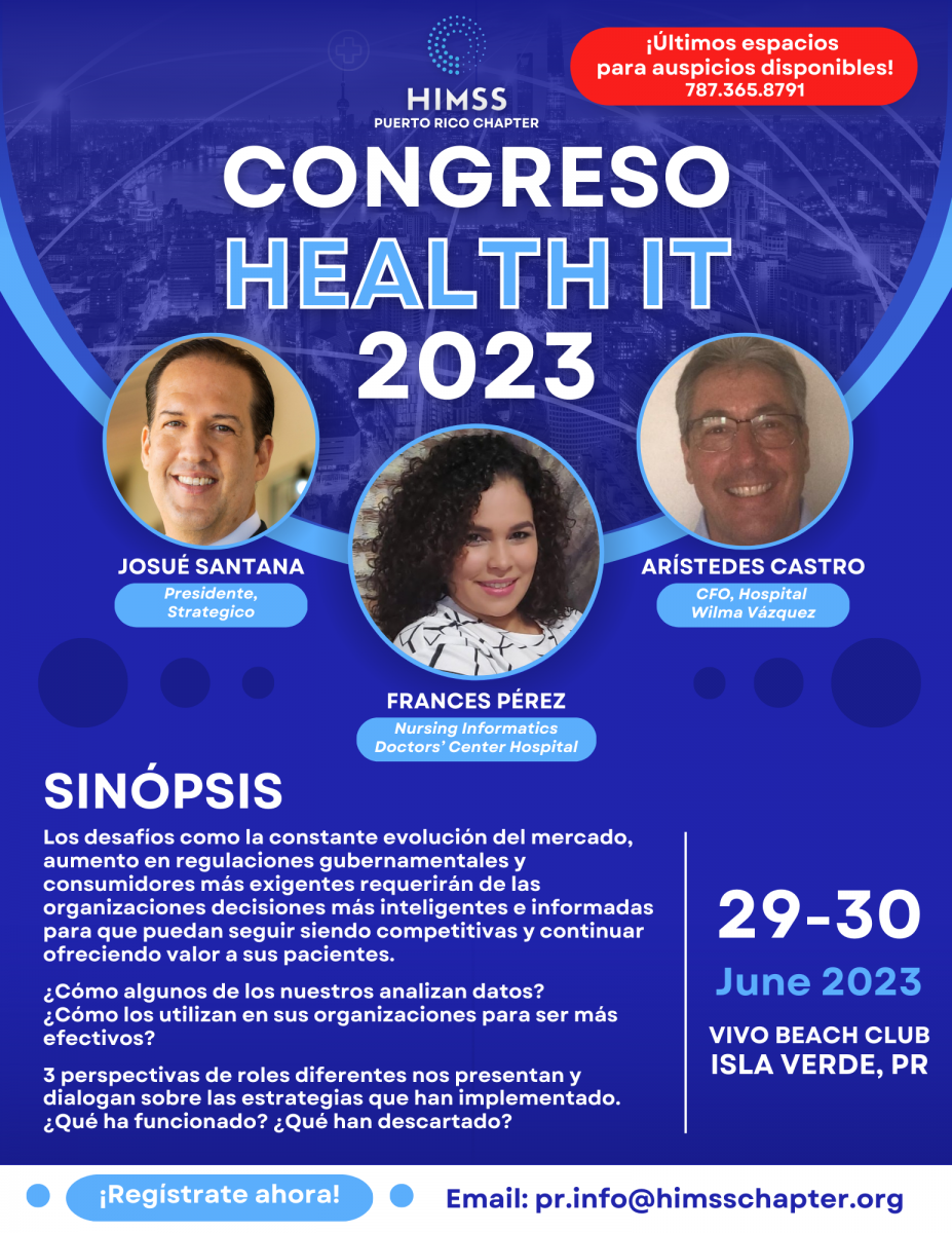 HIMSS 2023 - Flyer Event + Speakers